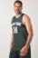 Picture of Majica bez rukava za sport s natpisom - Maslinasto zelena JP